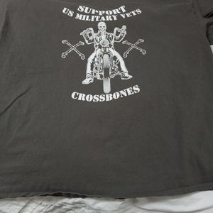 Men's motorcycle military veterans t-shirt